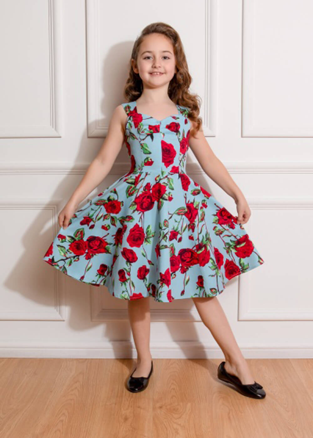 Kids Toddler Girls Sweet Dress Sleeveless Floral Elastic Waist Summer A  Line | eBay